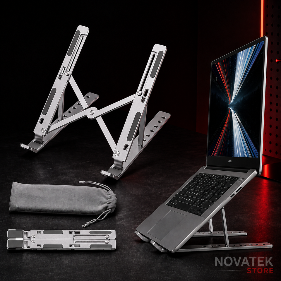 SOPORTE ERGONÓMICO DE ALUMINIO PARA LAPTOP
